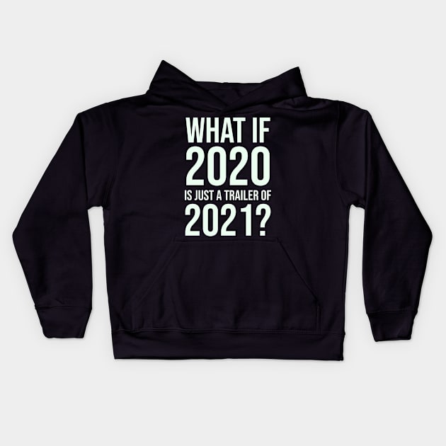 New Years Party Funny New Year 2020 2021 Sarcastic Sarcasm Kids Hoodie by TellingTales